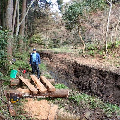 １月１５日、イノシシ被害対策プロジェクト＋大沢谷広場プロジェクト