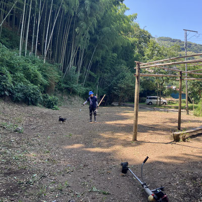 ８月３日　大沢谷広場プロジェクト