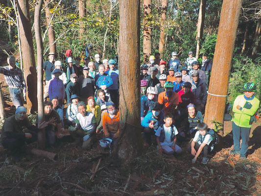 １２月１２日、二子山山系巡視プロジェクト