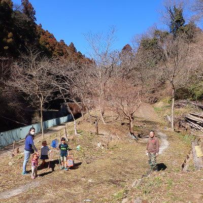 ２月２６日、イノシシ被害対策プロジェクト＋大沢谷広場プロジェクト