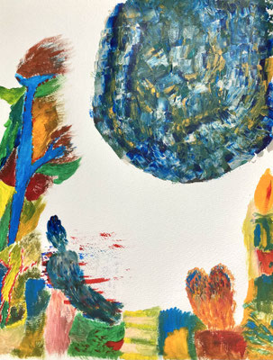 2024 untitled 41cm × 31.8cm acrylicpainting