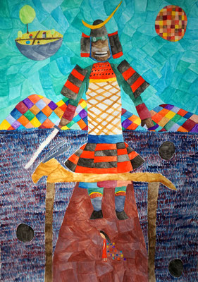 2017　『Samurai 2』 103cm×72.8cm