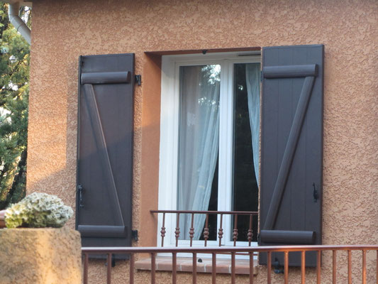volet avec Z en aluminium