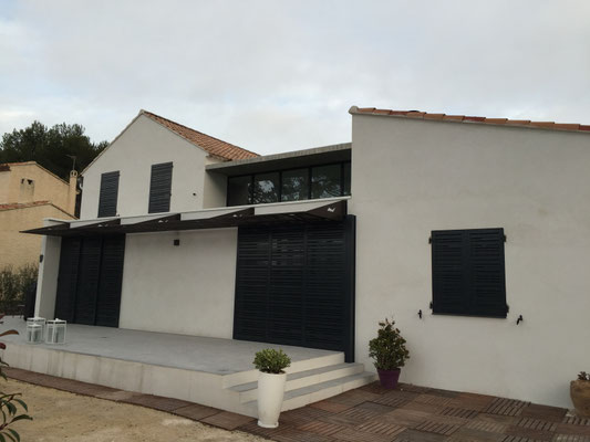 volet aluminium moderne