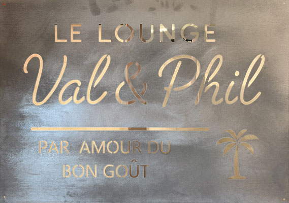 plaque personnalisée sur mesure