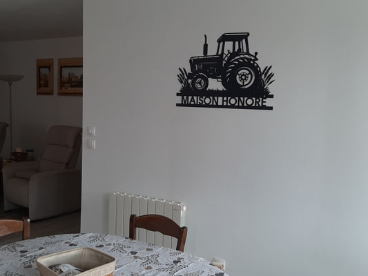 nom maison personnalisé