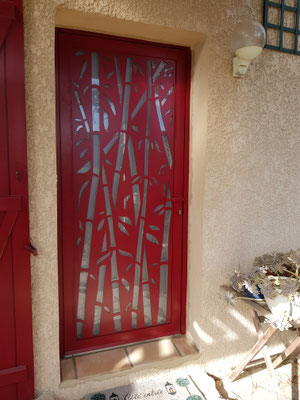 porte d'entrée bambou