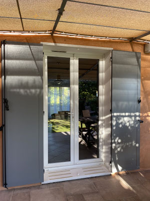 volet avec rainurage