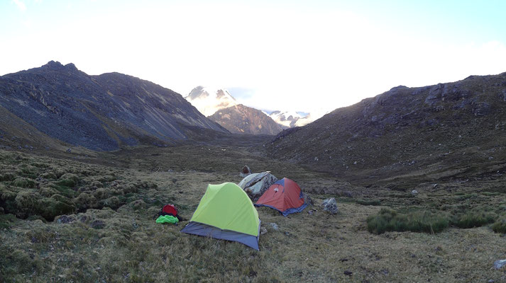 Camping 2ème nuit  vers 4800 m