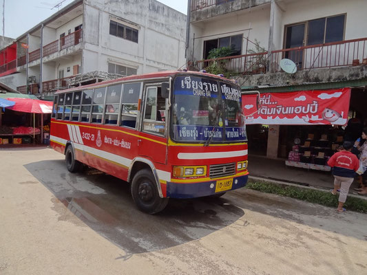 1er bus pris en thailande pour chang rai
