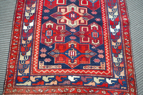 Tappeti orientali Udine, tappeto vecchio kazak originale Caucasico misura corsia