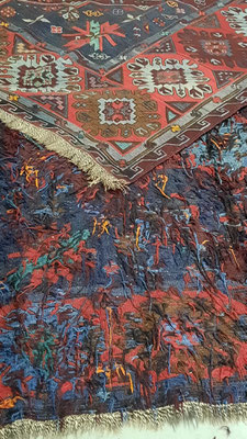 Sumak antico Caucasico 100% lana, tappeti Tabriz carpet Udine, tappeti antichi Caucasici Udine 