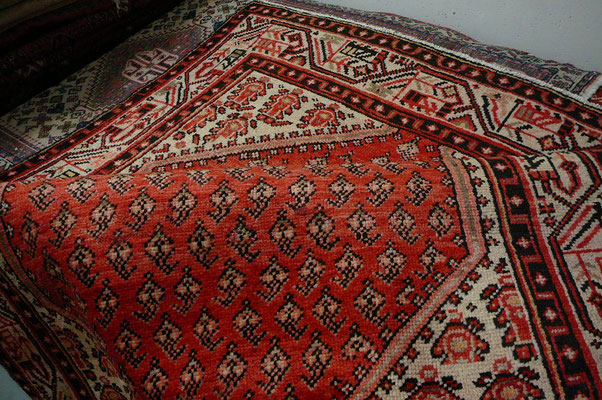 tappeti tabriz carpet Udine- tappeto antico persiano sarabanda con disegno bute miri 