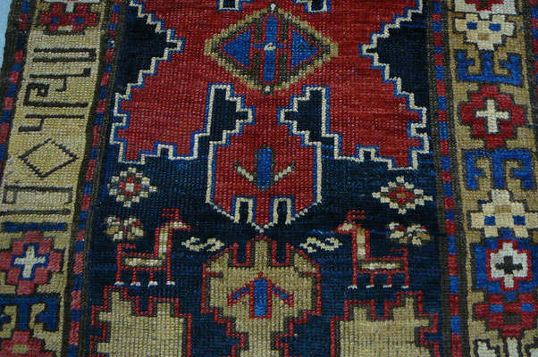tappeto antico caucasico shirvan, tappeti antichi Udine, tappeti importanti Udine