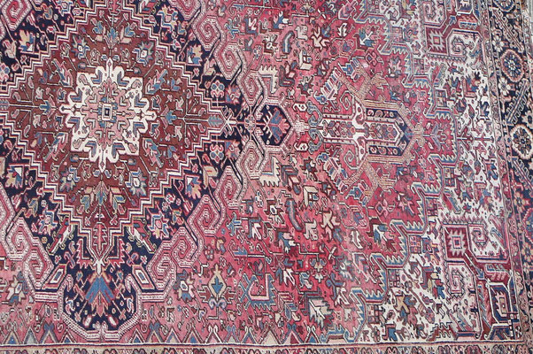 Tappeto Heriz persiano antico grande, tappeti Tabriz carpet Udine
