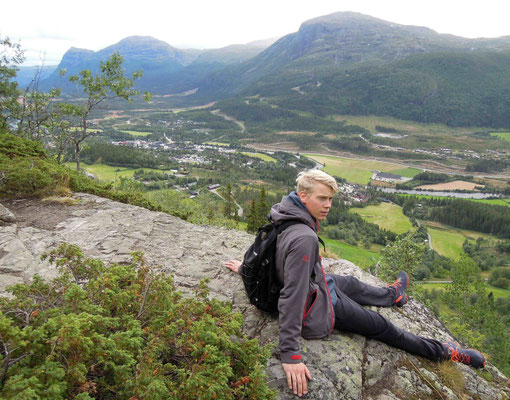 Hemsedal: Blick vom Berg Steget auf den Ort