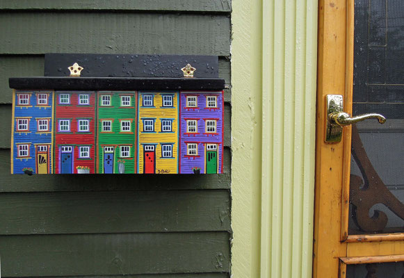 Neufundlands Hauptstadt St. John's ist bunt – Häuser und Briefkästen