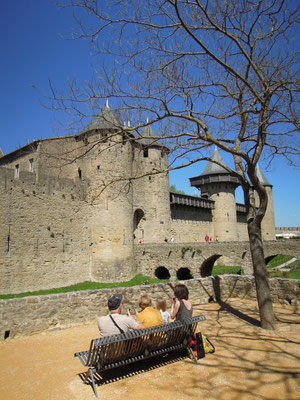 Die Burg von Carcassonne mit Museum