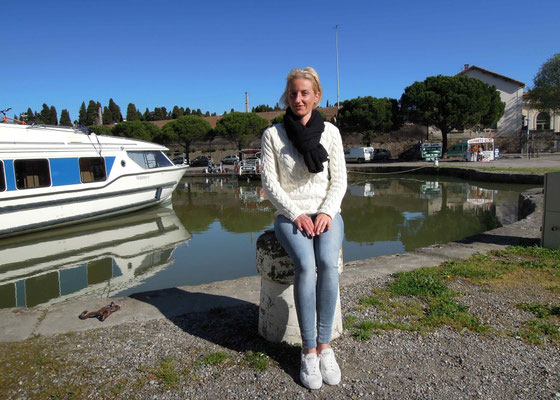 Hafenkapitänin Stéphanie Bourgain