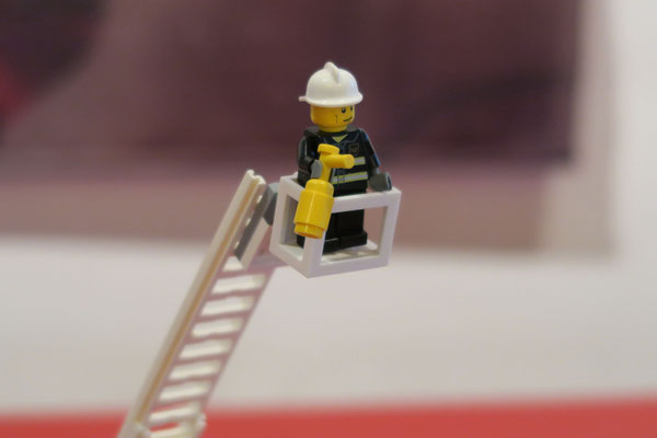 Ein Feuerwehrmann in lichter Höhe. Foto: FMSH/PR