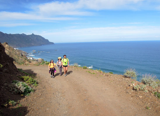 Weite pur: Beim Wandern an Teneriffas Küsten hat man das Meer immer im Blick