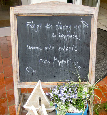 Willkommen zu den Kappelner Heringstagen. Foto: C. Schumann