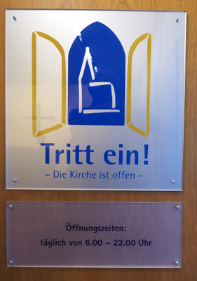 Für alle offen - die Flughafenkapelle in Hamburg. Foto: C. Schumann, 2019