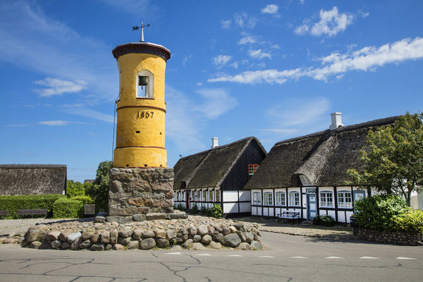 Historischer Glockenturm im Dorf Nordby auf Samsø. Copyright: Jeanette Philipsen/VisitSamso.
