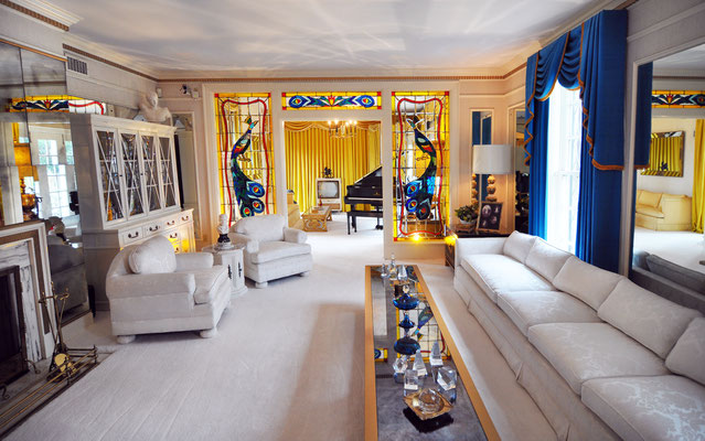 So lebte Elvis Presley in seiner Villa Graceland. Foto: PR/Memphis&Mississippi