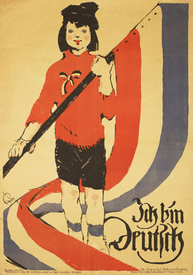 Wahlplakat der deutsch-gesinnten Einwohner von Schleswig für die Volksabstimmung 1920. Foto: Museum Sønderjylland/PR