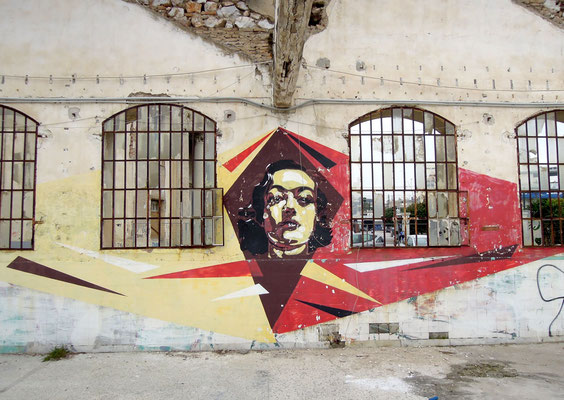 Street Art von Studenten an der Athens School of Fine Arts. Foto: Christoph Schumann, 2020