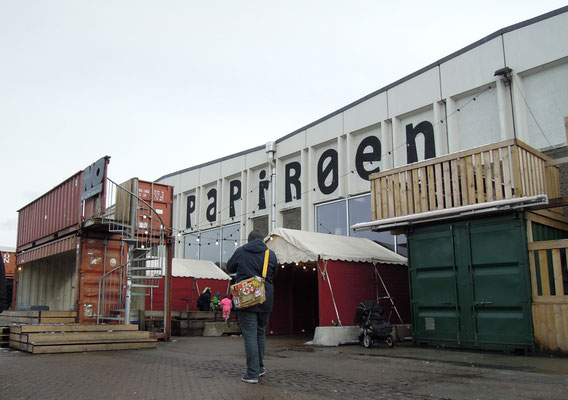 Hereinspaziert: Eingang zu Copenhagen Street Food auf Papirøen. Foto: C. Schumann