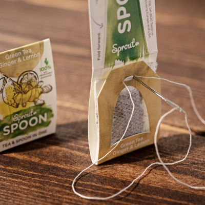 Der Sprout Spoon entsteht aus nachhaltigen, kompostierbaren Materialien. Foto: PR