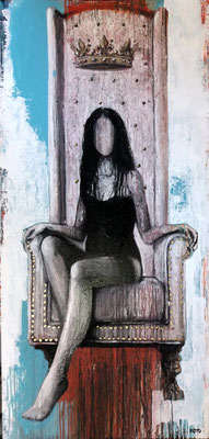 "Queen III", 172x80cm