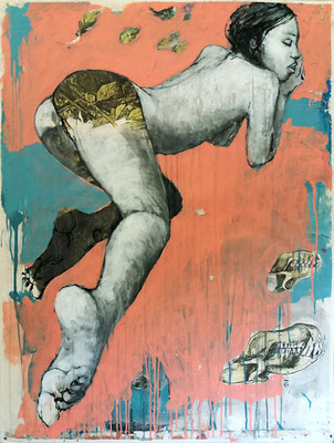 "im Herbst die Blätter fallen", 110x80cm, Preis* €2200,-