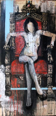"Queen I", 172x85cm