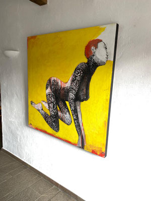 "Yellow 2", 125x125cm, Preis* €2700,-