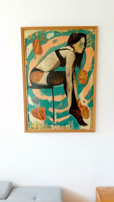 "Umlaufbahn", 110x75cm, Preis* 2200,-