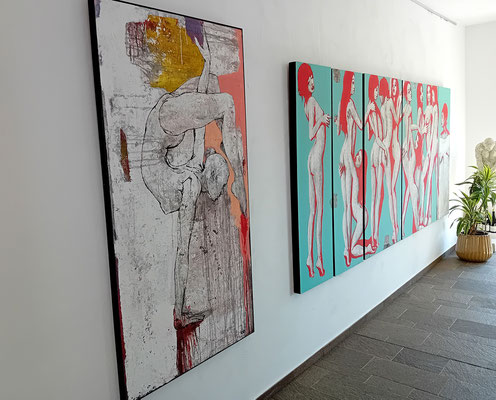 "Who Let the Dogs Out?", 172x90cm, Preis* €2700,-