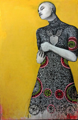 "Yellow 5", 172x110cm