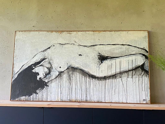 "Schneewittchen" | Acryl auf Sperrholz | 172x90cm | Preis* €2600,-