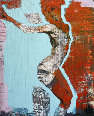 "Phönix II", 100x125cm, Acryl auf Sperrholz, Preis* €2500,-
