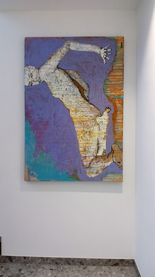 "Bodenwelle" | Acryl auf Sperrholz | 125x65cm | Preis* €1800,-