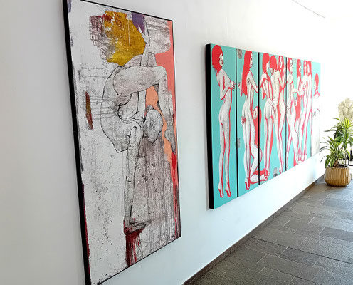 "Who Let the Dogs Out?", 172x90cm, Preis* €2800,-