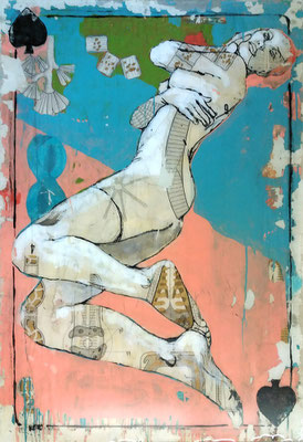 "Ace of Spades", 108x85cm