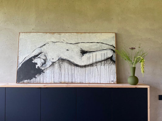 "Schneewittchen" | Acryl auf Sperrholz | 172x90cm | Preis* €2600,-