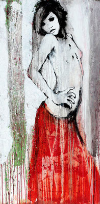 "Tanz Nr.8" | Acryl auf Sperrholz | 84x172cm