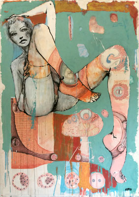 "Ontologie", 110x80cm, Preis* €2400,-