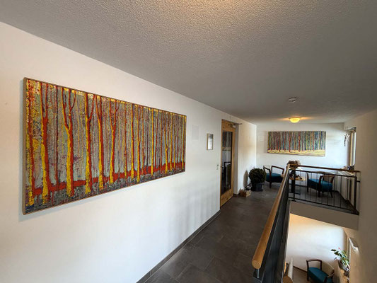 "ICHGLAUBICHSTEHIMWALD4", 163x83cm, Preis* €2900,-