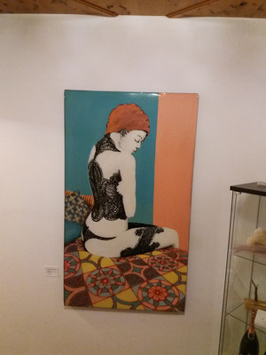 "Warten auf Godot", 150x86cm, Preis* €2700,-